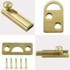 uvbws 1 Pcs Surface Bolt Latch 2 Inch Slide Latch