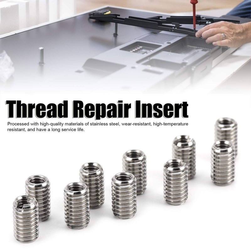 Thread Repair Insert, 10 Pieces M4 x 0.7 mm Female