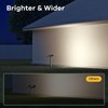Consciot Solar Spot Lights Outdoor, 4 Pack, White, 600 Lumens,