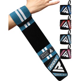 RDX Weight Lifting Wrist Support Wraps, 36, 24, 18, Professional Grade Elasticated Cotton Straps, Gym Fitness Workout Strength Training Bodybuilding Powerlifting Deadlifting Calisthenics, Men Women
