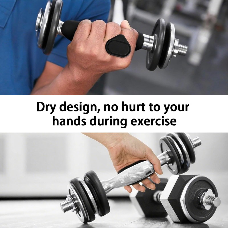 Non-Slip Gym Gloves - Rubber Anti-Slip Ergonomic Workout Gloves for