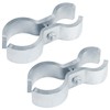 eoere 2 Sets Heavy Horse Saddle Panel Clamp for OD
