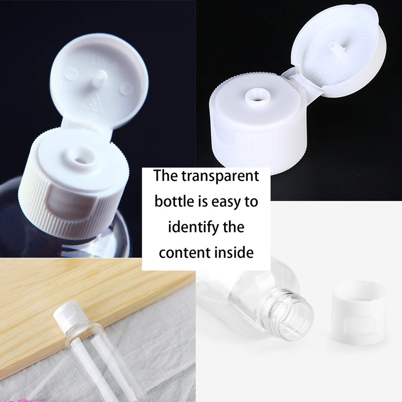10 Pack Travel Bottle Empty Transparent Containers Bottles 100 ml
