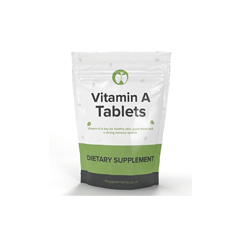 Vitamin A Tablets 10,000IU | High Strength for Skin, Eyes