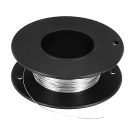 sourcing map 27 Gauge Nichrome 80 Cr20Ni80 Heating Resistance Wire 66ft High Temperature for Electronic Components Repairing,Black