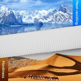 Flexible and Exhaust Hose for Mobile AIR Conditioning - Thickened Polypropylene - Suitable for Various Portable AC Units (White [15cm Interface])