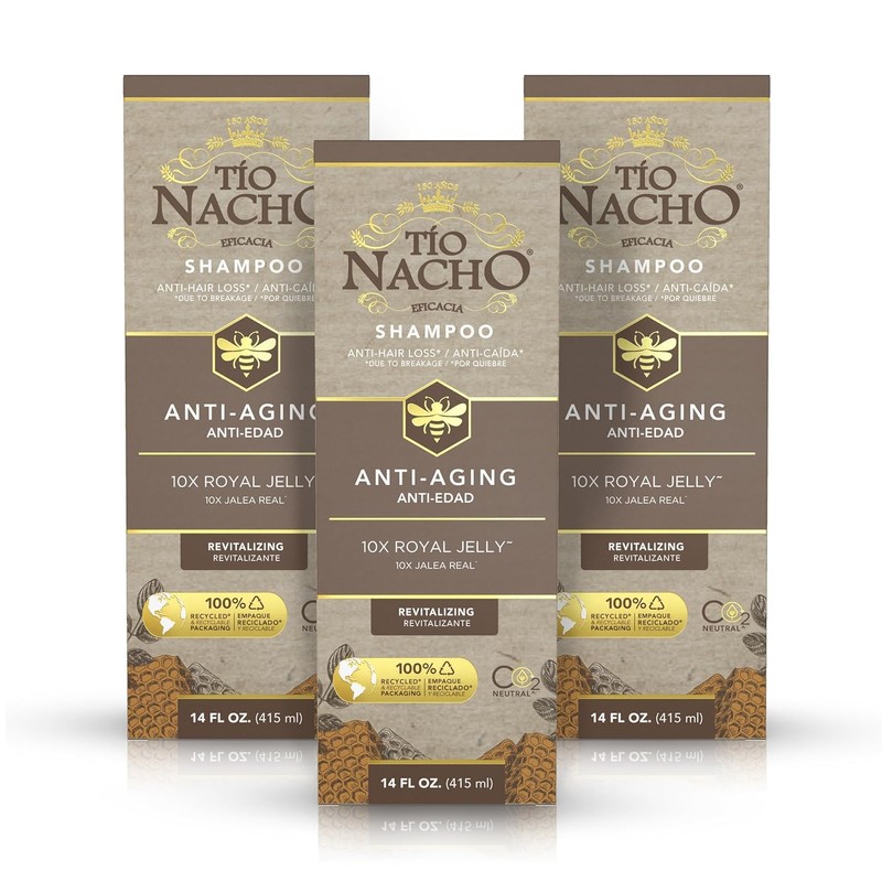 Tio Nacho Anti-Aging Shampoo with Royal Jelly, Shampoo for Aging