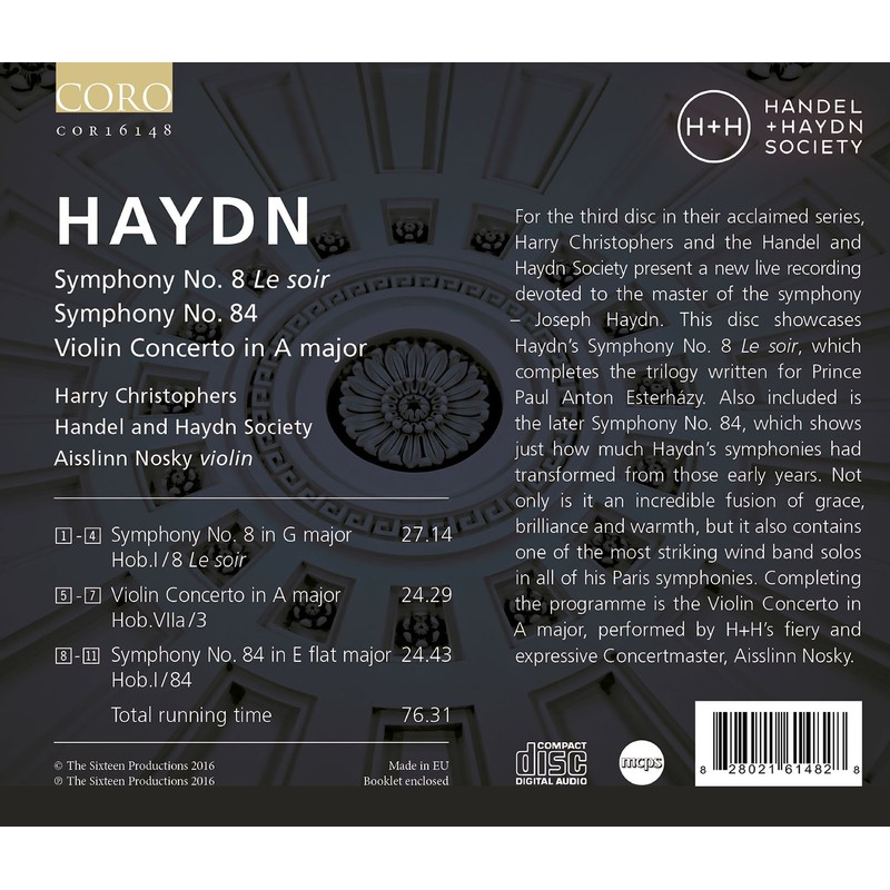 Joseph Haydn: Symphonies Nos. 8 & 84