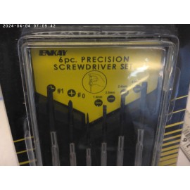 Enkay 1990's vintage 6pc mini screw driver set NEW old sotck (Enkay China)