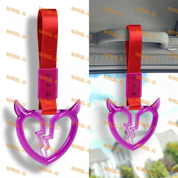 Unbranded Crystal Devil Broken Heart TSURIKAWA PP Ring Car Bus