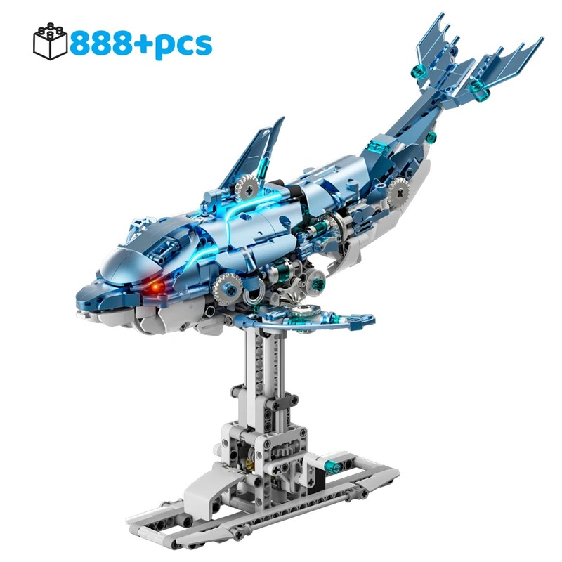 688-Piece Mechanical Animal Building Blocks for DIY Model Building –