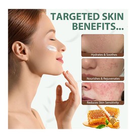 Beef Tallow for Skin (120g), Grass-Fed Tallow Moisturizer, Tallow and Honey Balm, Organic Tallow for Face and Body, Repair cream, Prevent Skin Aging,Moisturizes the Skin, Suitable for All Skin Types