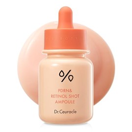 Dr.Ceuracle PDRN & Retinol Shot Ampolla – Suero potenciador de la piel con microespículas, rejuvenecedor para una piel suave y cristalina (1.0 fl oz)