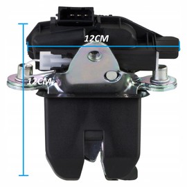 Bohaner 5J0827501A 5J0827501B Tailgate Boot Lock Latch Catch Mechanism Rear Trunk Boot Lid Lock Latch Actuator for Skoda Fabia MK2 2006-2014