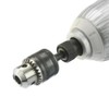 Yakamoz 0.6-6.5mm 3/8-24UNF Drill Chuck Adapter Converter with 1/4" Quick