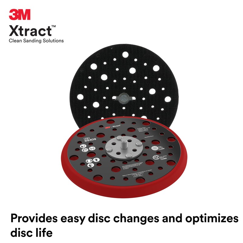 3M 3M Xtract Hookit Hook and Loop Sanding Disc Backup