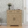 Panana Sideboard 2 Drawers 2 Doors Entryway Storage Cabinet Living