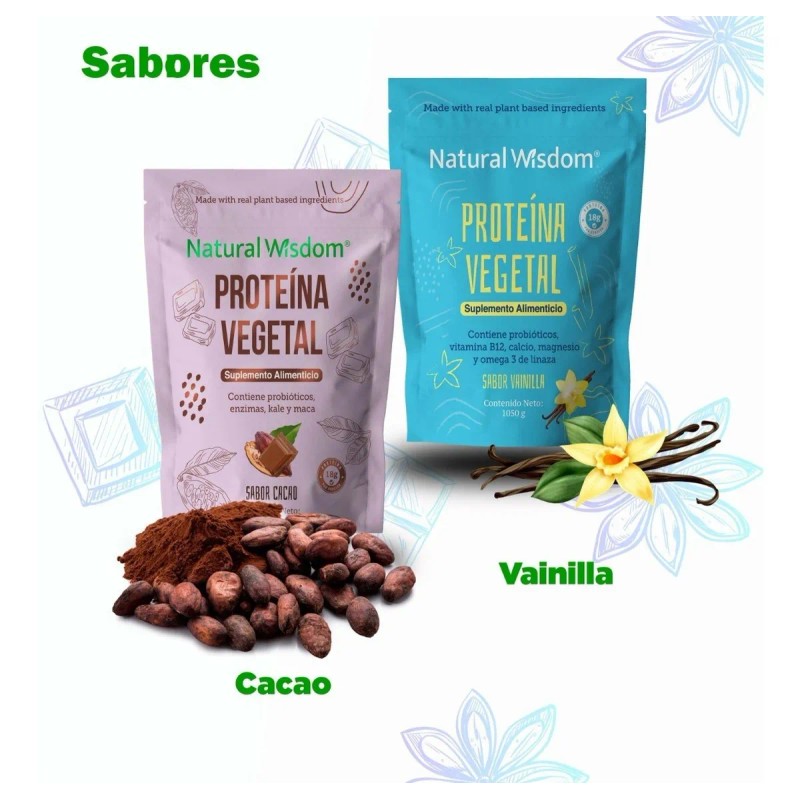 Protena Vegetal Vainilla 1050 g Apoyo al Bienestar Digestivo Con