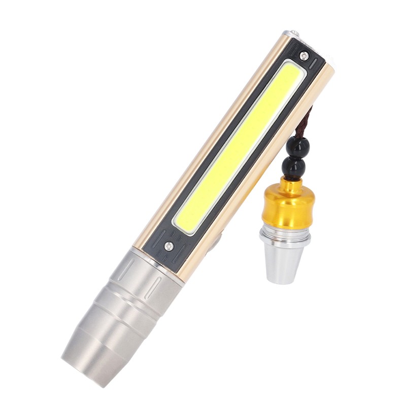 Gemstone Light 3 LED 1 COB USB Charging Aluminium Alloy