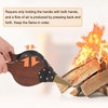 Gtongoko Fireplace Bellows Air Blower Cast Nozzle 14.8" x 5.6"