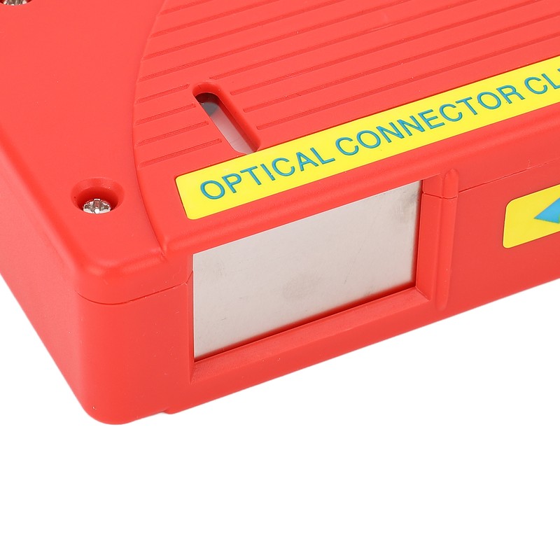 Red Optical Fiber Cleaning Box Compact Lightweight SC FC LC