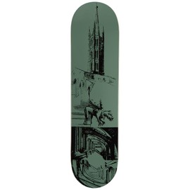 [CCS] Cathedral Skateboard Deck - Olive - 8.25"