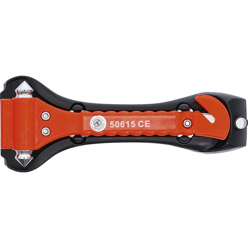 BGS Diy 50615 | Emergency Hammer with Seat Belt Cutter