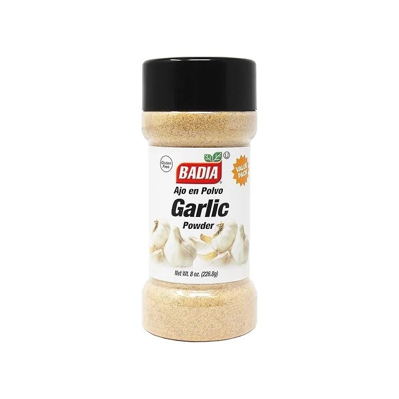 Badia Seasoning Garlic Powder, 8 Ounce