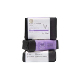 Shea Radiance African Black Soap Bar 3 Pack | Lavender
