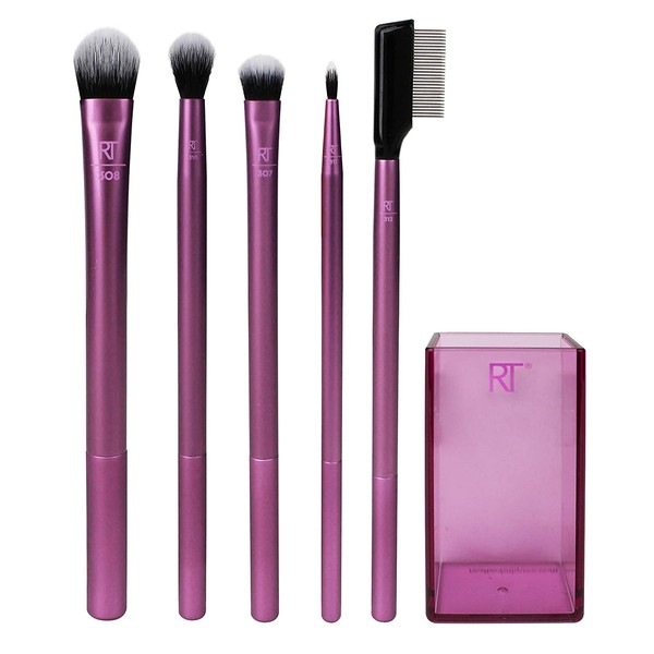 Real Techniques Professional Eyeshadow Blending Makeup Brush Set, Set of 5