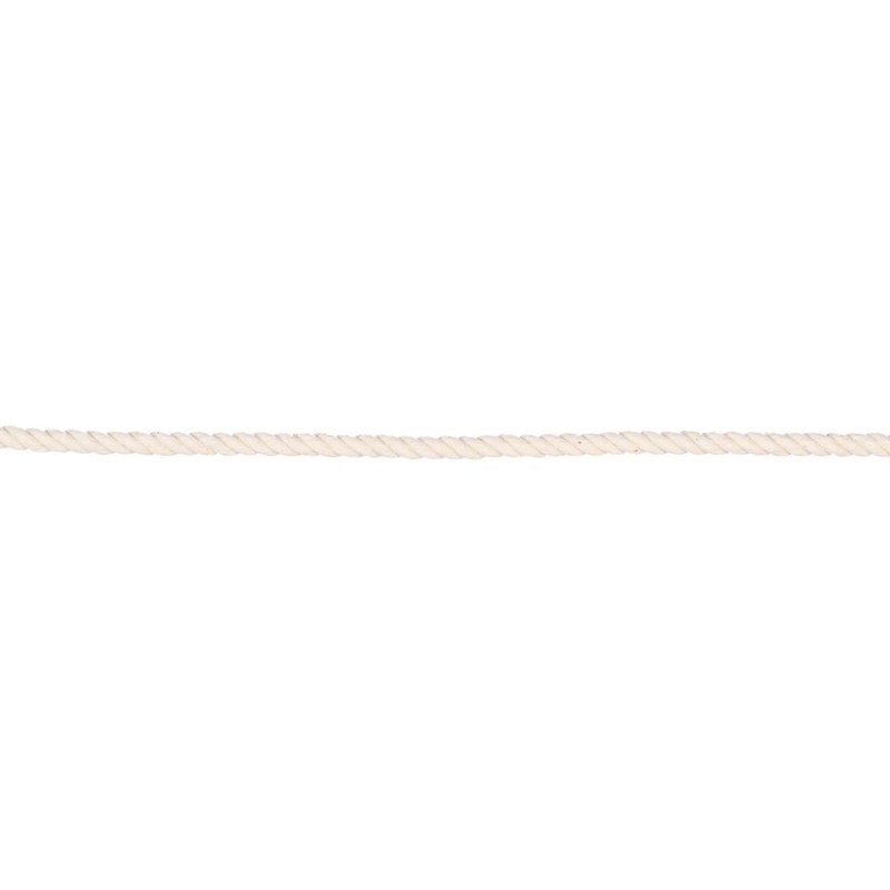 Rope and Cord White Twisted 100% Natural Cotton Rope –
