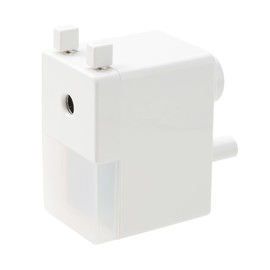 MUJI NDB06A5S Manual Pencil Sharpener, Small, Light Gray, Approx. W 2.2 x H 4.1 x D 4.2 inches (55 x 103 x 106 mm)