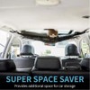 Car Ceiling Cargo Net Pocket, Interior Adjustable Double-Layer Mesh Storage