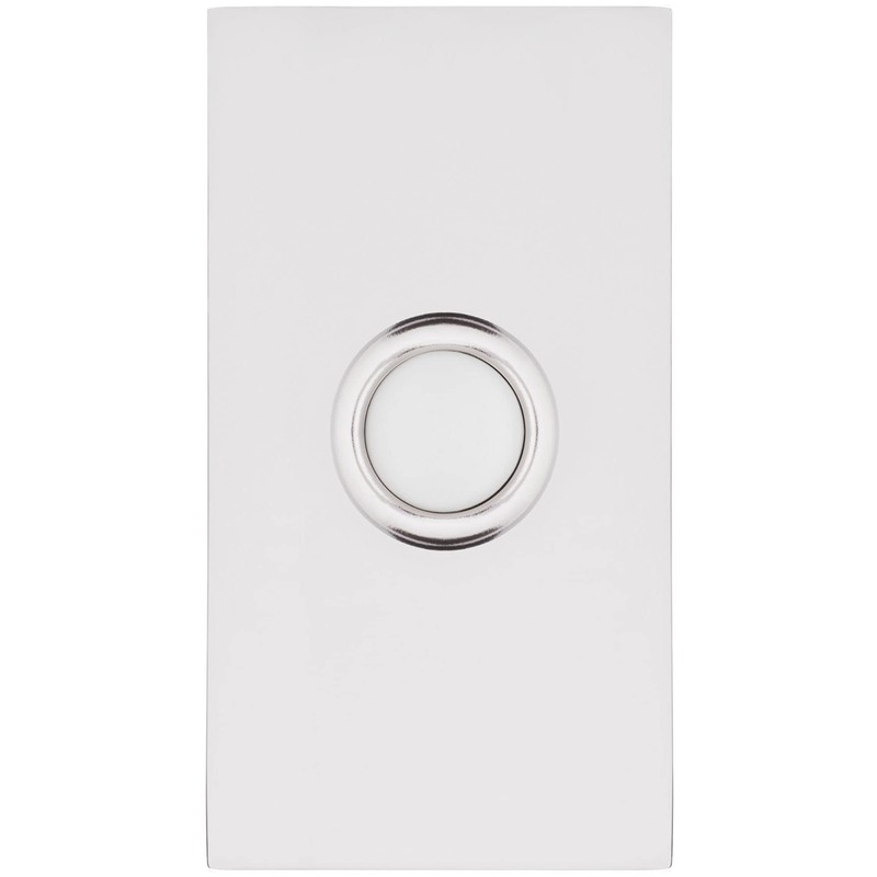 Baldwin 4863 3" x 1-1/2" Illuminated Rectangular Door Bell from