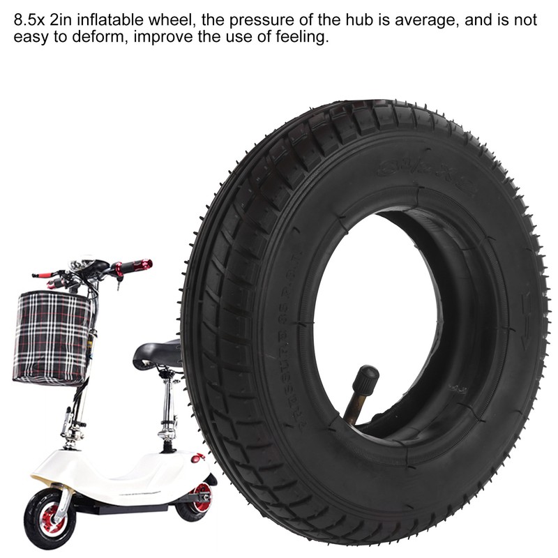 8.5x2 Inch Tire Scooter Wheels Electric Scooter Pneumatic Tyre Inner