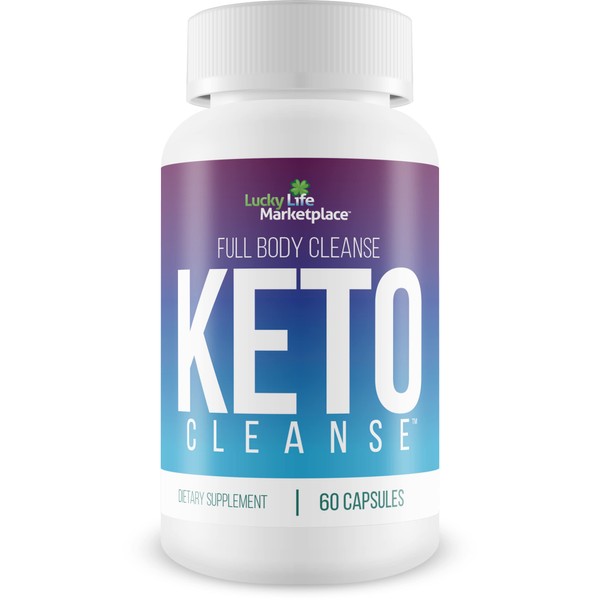 Keto Cleanse - Natural Full Body Cleanse with Probiotics - Aid Gut Cleanse to Support Improved Digestion, Regularity, & Bloating Relief - Detox Cleanse for Men & Women - Promote Energy & Immune Health