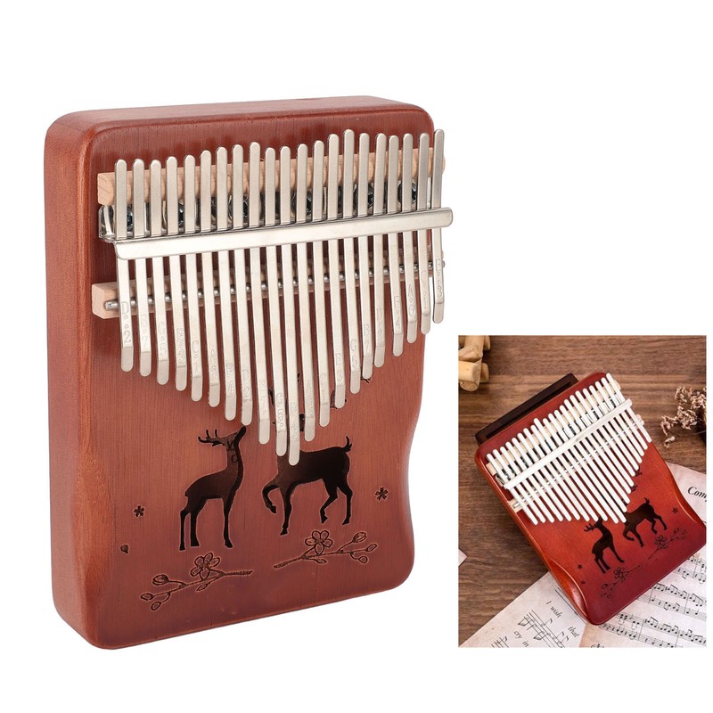21 Keys Thumb Piano Musical Instruments Kalimba Finger Piano with
