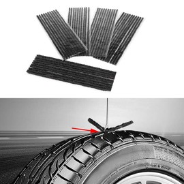 Pack of 50 Tyre Repair Strips Tubeless Tyre Puncture Repair Seal Rubber 200 x 3.5 mm