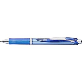 Pentel BLN75-C EnerGel Retractable Gel Rollerball Pen with Needle Tip 0.5 mm Pack of 12 Blue
