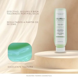 Nuestra Tierra Cosmetica Gel Urea 20 Hidratante Corporal, Crema para Talones, Codos y Rodillas, 150ml