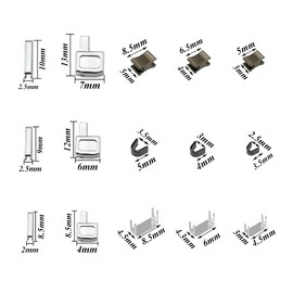Zasvec Zip Repair Set 142 Pieces Zinc Alloy Zip Bottom Zip Stopper Metal Zip Replacement Zip #3#5#8 for Zipper Repair