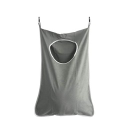 Shiwaki Large Hanging Laundry Hamper Bag,Collapsible Washing Laundry Bag, Door-Hanging Dirty Clothes Storage Bag with Two Installation Methods