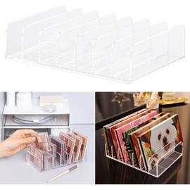 1pc Clear Eyeshadow Palette Makeup Organizer,Money Storage Rack,Multifunctional Desktop Cash Cosmetic Holder Organizer for Bathroom Vanity Countertop,Cosmetic Display Cases,Bags and Cases