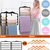 Closet Organizers and Storage,2 Pack Pants Hangers Space Saving,Velvet Hangers,