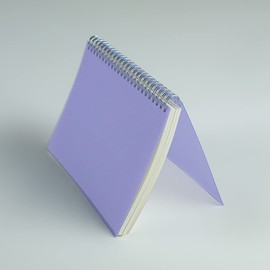 4 Pack A5 Spiral Bullet Dotted Journal with 120gsm Thick Paper, Dot Grid Spiral Notebook with Plastic Hardcover and Elastic Band Closure, 70 Sheets Per Pack 5.7X 8.3 inches