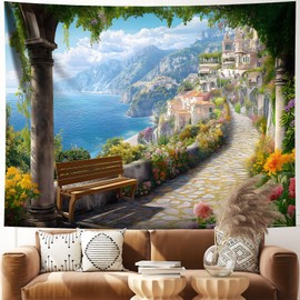 Tapestry for Bedroom Landscape Wall Hanging Tapestries Nature Scenery Tapestry for Home Office Dorm Indoor and Outdoor Decoration 90x70in