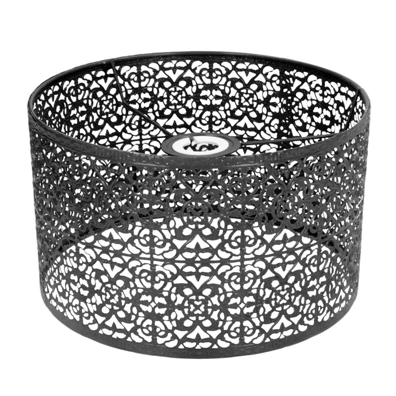 Lamp Shade Hollow Out Metal Lampshade E27 E14 Universal Use
