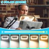 10X 30X Extra Large Magnifying Glass with Light and Clamp,