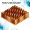 8Pcs Cooling Fins Aluminum Alloy Power Radiator Slotted Heatsink for