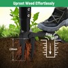 GOXAWEE Weed Puller Tool, 4-Claw Stand Up Weeder with Adjustable